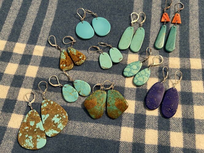 slab earrings
