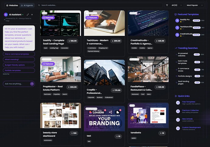 FireShot Capture 001 - Website Template Marketplace - Choose Your Perfect Design - WebInHo_ - localhost