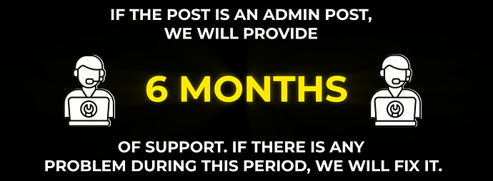6 Months support