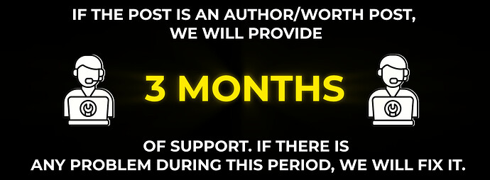 3 Months support