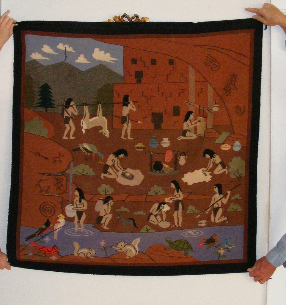 Help Identifying This Storytelling Rug or Weaving - Identifying ...