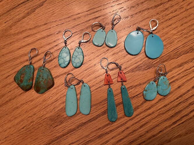 slab earrings