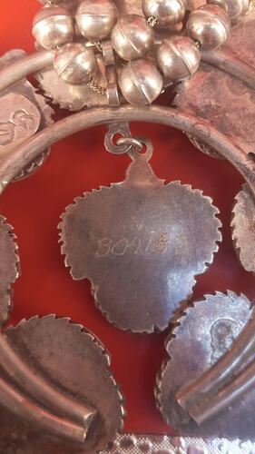 (9) P8-75 Unknown Squash Blossom Set Necklace Stamp