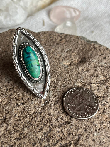 Big Turquoise Ring Quarter