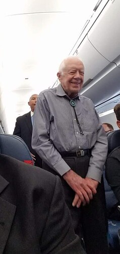 Jimmy Carter wearing bolo