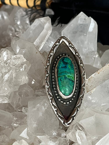 Big Turquoise Ring Front