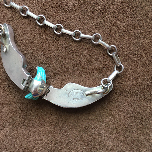 Eagle necklace back 2