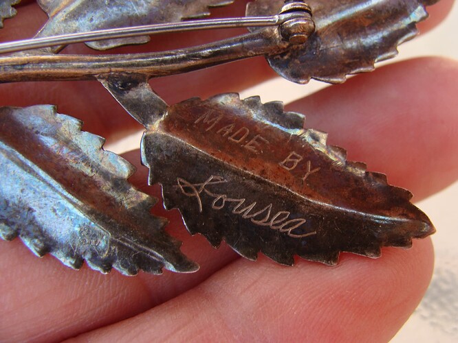 C R Sousea Navajo brooch 3