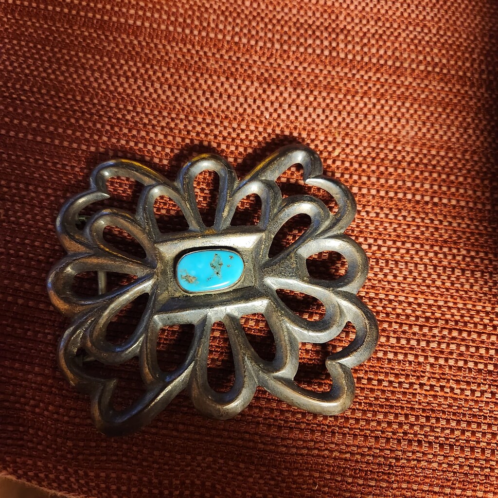 Help Identifying A Belt Buckle Identifying Discovering Turquoise