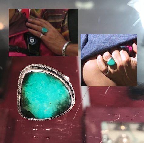 turquoise stain