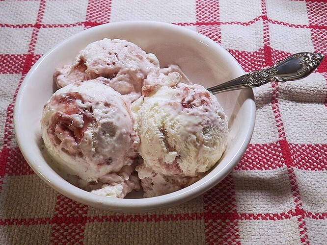 Raspberry Cheesecake Ice Cream - Oct 2021