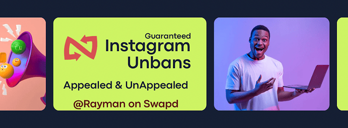 Instagram Unbans Appealed & UnAppealed