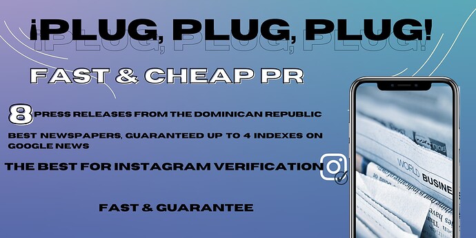 ¡PLUG, PLUG, PLUG!