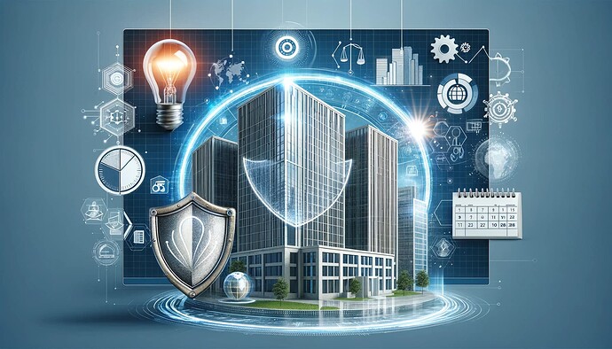 DALL·E 2024-01-28 16.53.54 - Edit the provided image by removing all logos and text, leaving a clean and professional background that features a modern office building, symbolic e