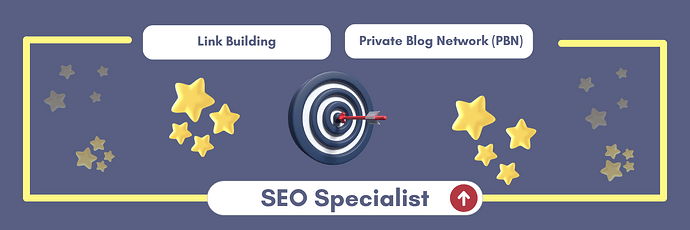 Colorful 3D Illustration SEO Specialist Twitter Header