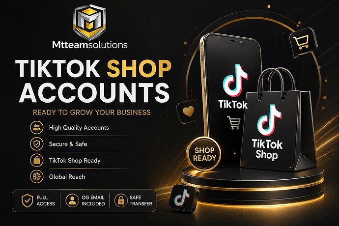 US TIKTOKSHOP ACCOUNTS