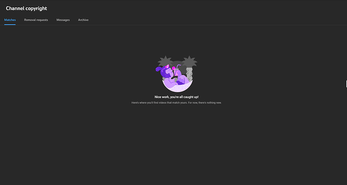 yt copyright page