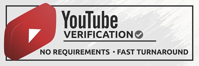 YouTube Verification