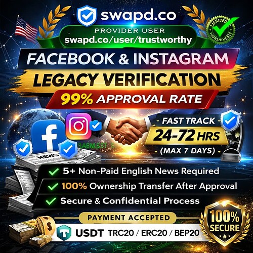 Facebook & Instagram Legacy Verification Service