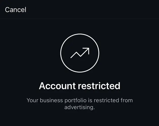 account restricted