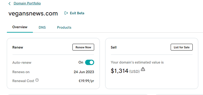 domain price