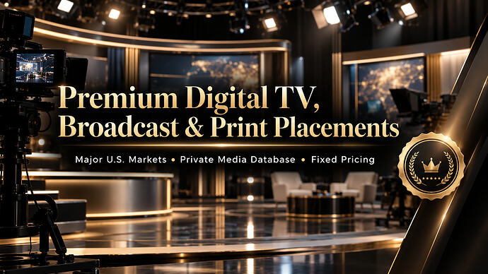 Premium Digital TV Broadcast Studio