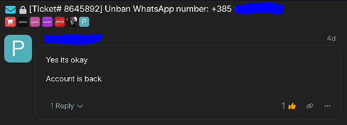This account can’t use WhatsApp