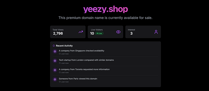 Screenshot 2025-04-11 at 00-01-12 yeezy.shop Premium Domain For Sale Secure Escrow Service