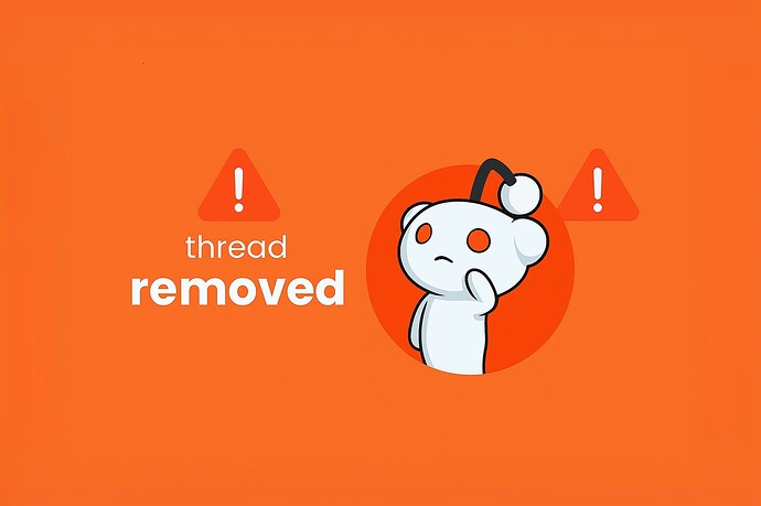 Reddit Thread & Post Removals