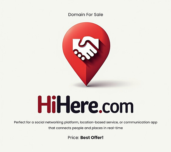 HiHere.com Domain For Sale