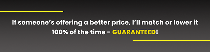 If Someone's offering a better price 4