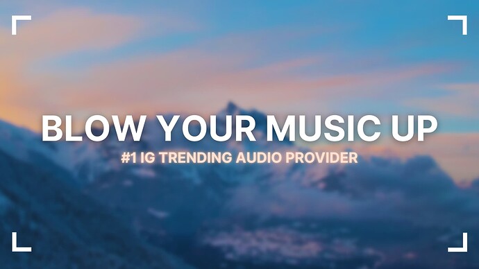 BLOW YOUR MUSIC UP
