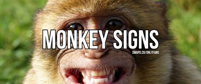 monkey signs