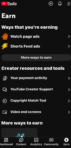 monetization page