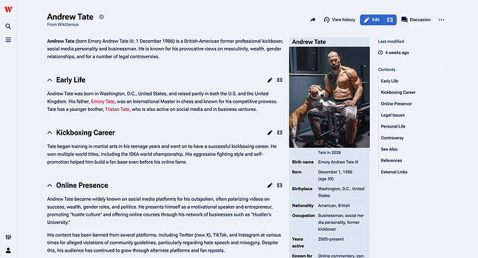 WikiGenius page sample!