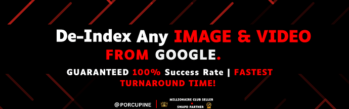 Porcupine Google Image Deindex