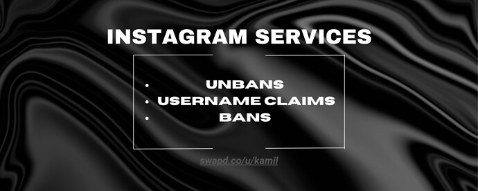 INSTAGRAM SERVICES