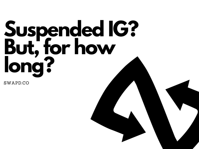 how long instagram suspension