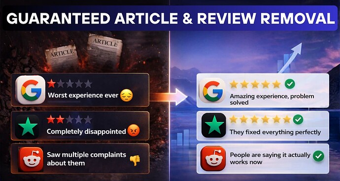 ONLINE REPUTATION CLEANUP