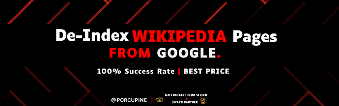 Wikipedia Deindex Porcupine