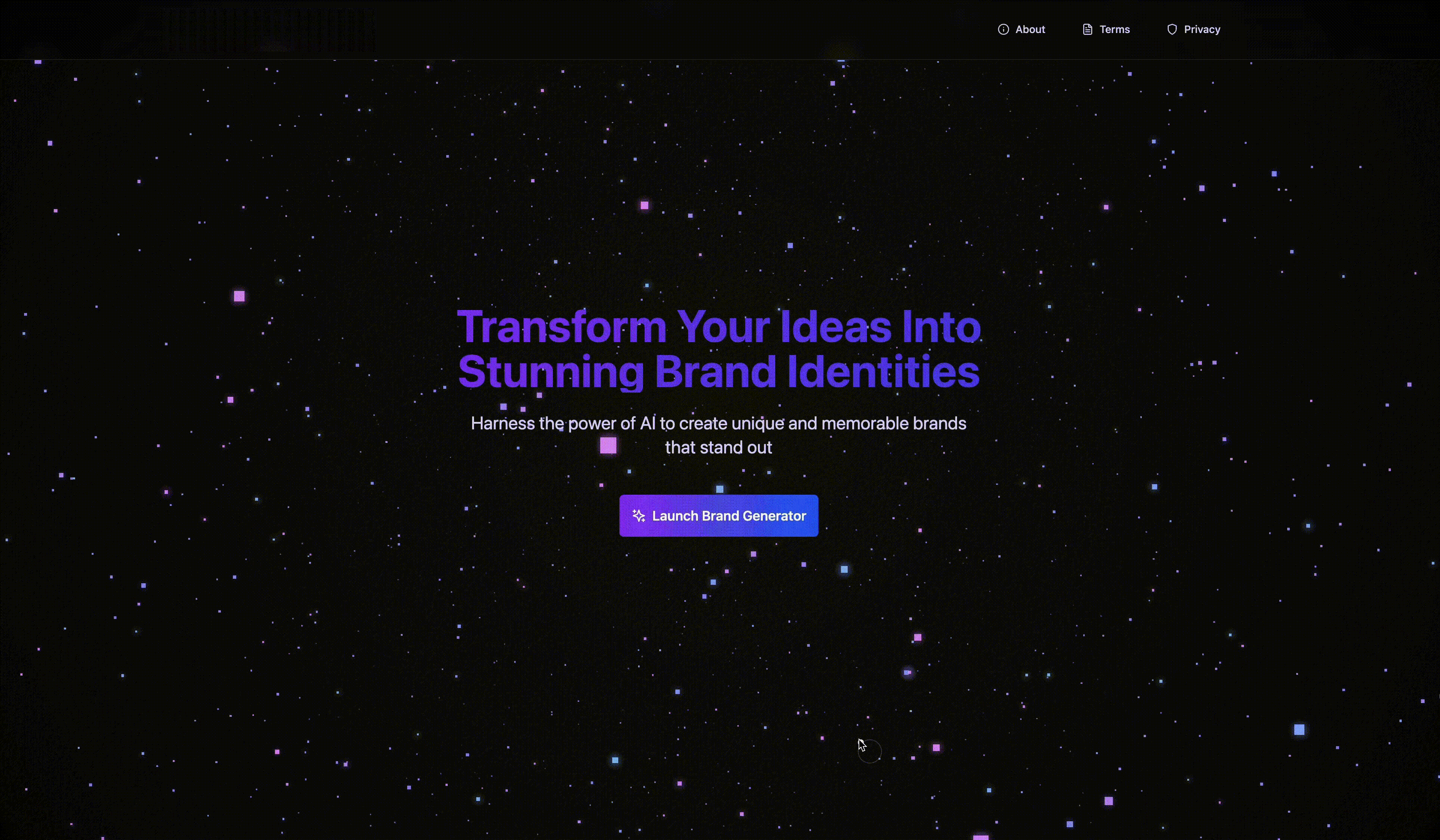 Gif AppWeb Lander Example I made