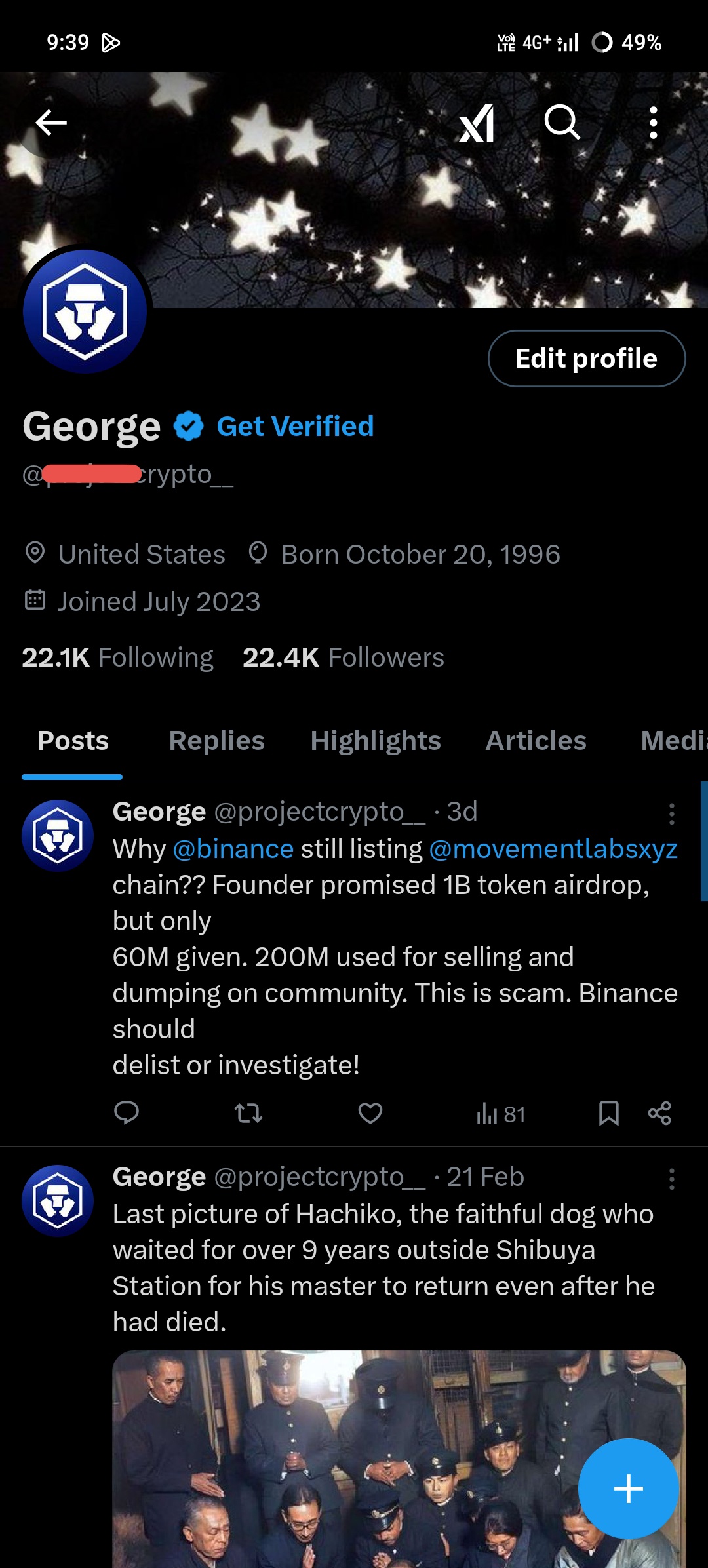 22k followers twitter account for sale - Twitter (X.com) Accounts - SWAPD