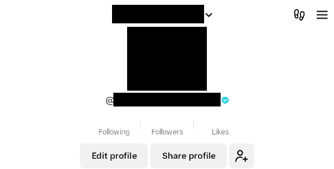 Verified Tiktok Account